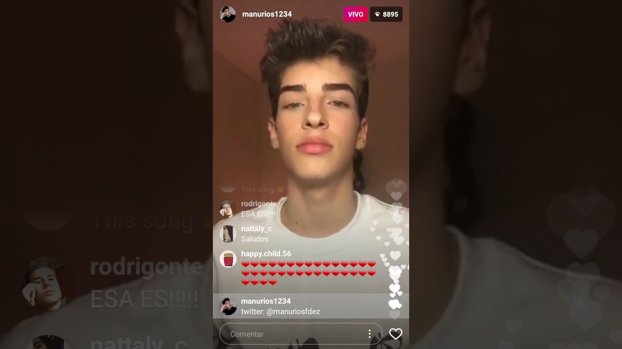 Manu Rios en vivo por instagram 2