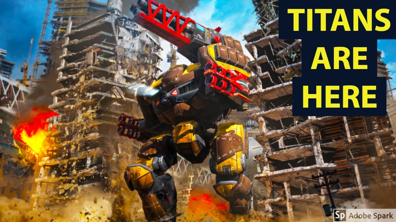 War Robots Update 5.6 - New Robots - TITANS - WR Gameplay