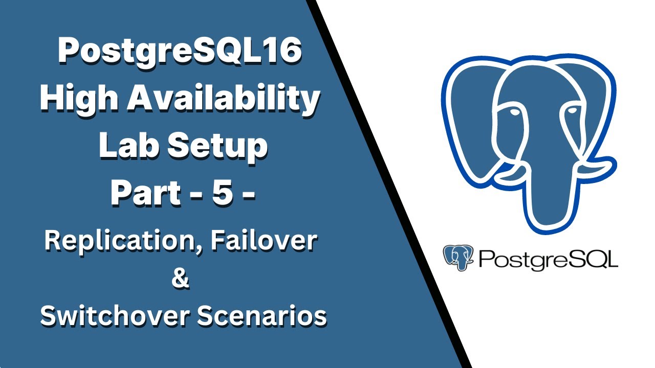 Часть 5 — Лабораторная настройка высокой доступности PostgreSQL16 — Сценарии репликации, отказоус...