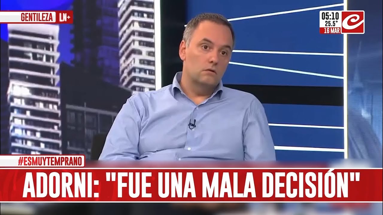 Habló Manuel Adorni: 