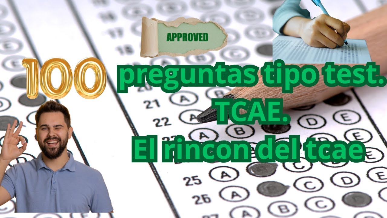 100 PREGUNTAS TIPO TEST✅ . SIMULACRO DE EXAMEN OPOSICION TCAE