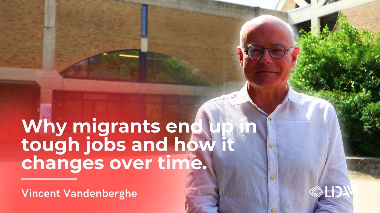 Why migrants end up in tough jobs and how it changes over time - Vincent Vandenberghe