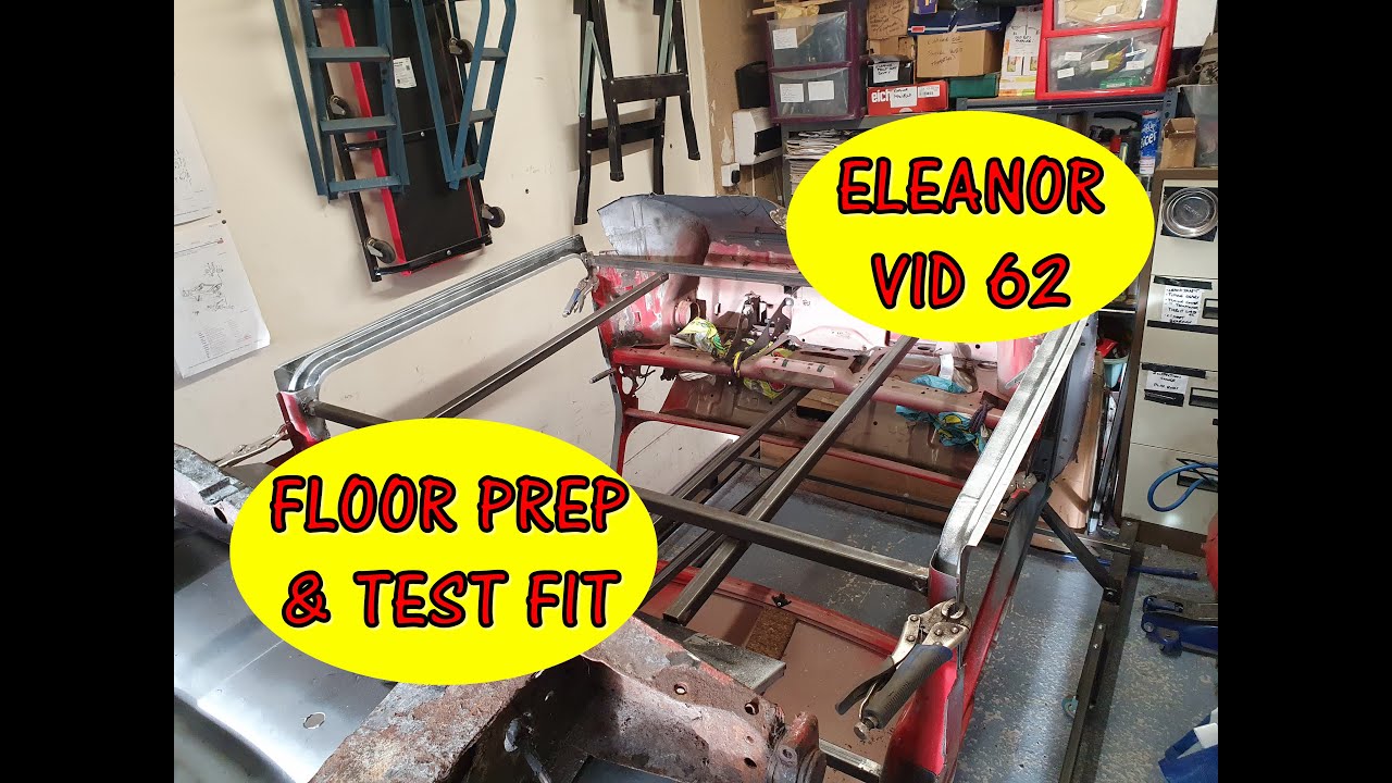 Classic Mini Restoration: Eleanor video 62,  Floor Prep And Test Fit