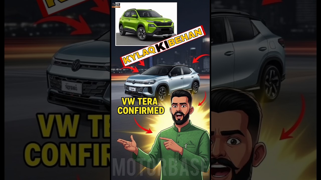 VW Tera Launch Confirmed in India 😱 | 2026–27 Skoda Kylaq Ki Behan! VW Tera India Launch Confirmed 😍