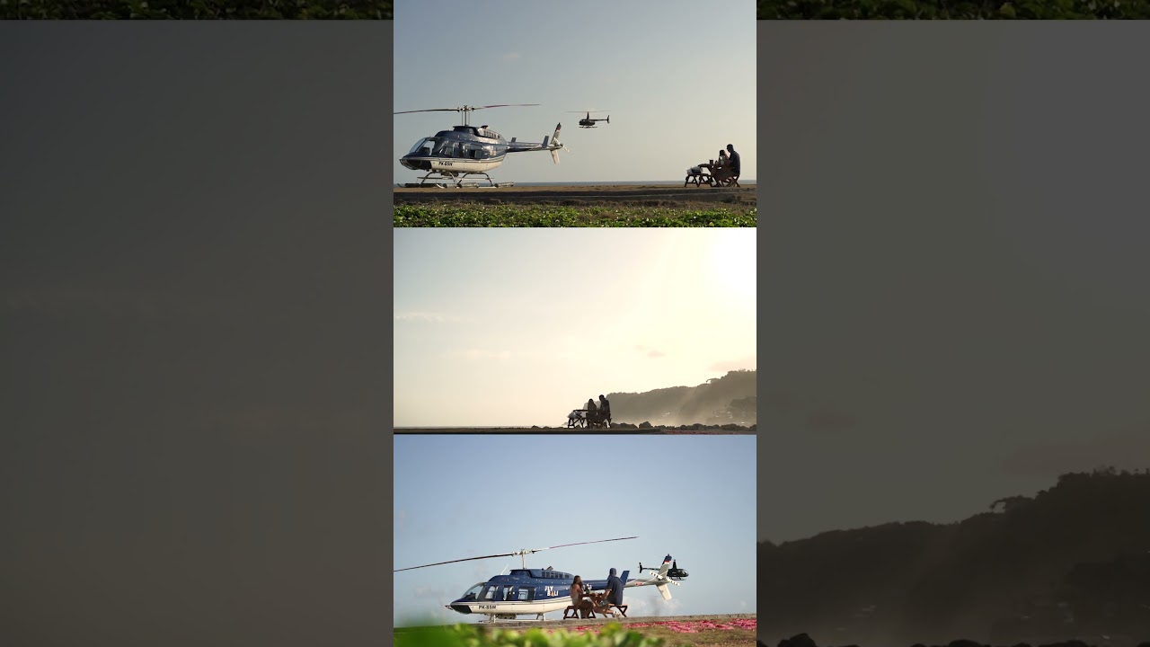 Unforgettable Helicopter Picnic in Bali! 🧺🚁