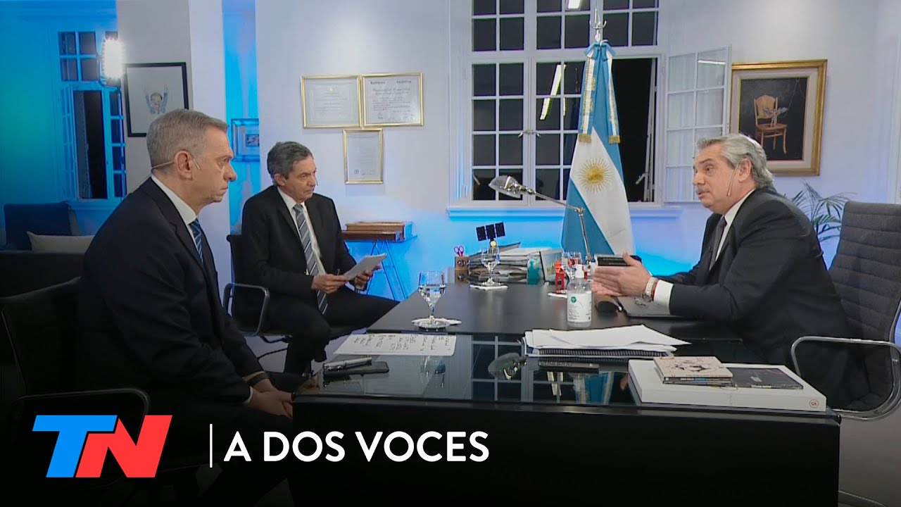 A DOS VOCES: ENTREVISTA A ALBERTO FERNÁNDEZ (2/9/2020)
