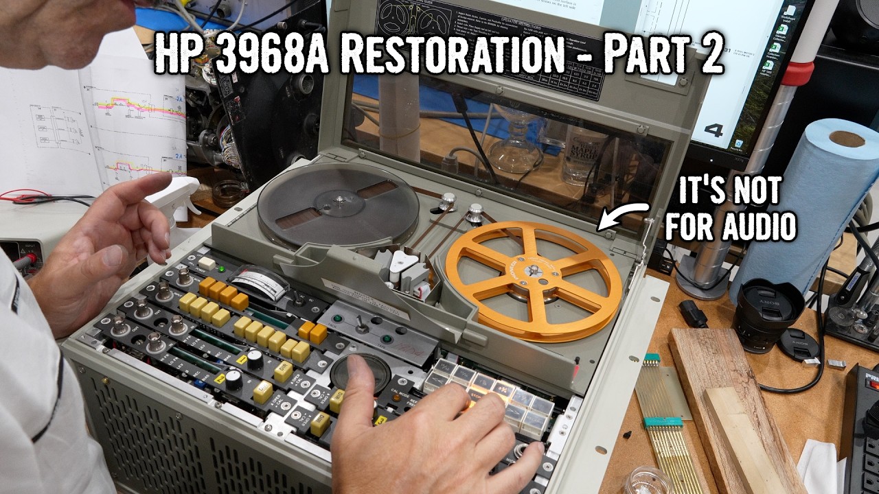 HP 3968A  Instrumentation Recorder Restoration - Part 2
