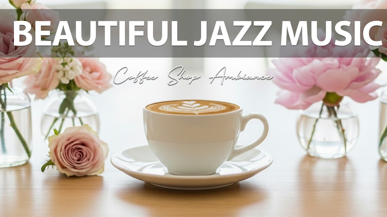 Beautiful Jazz Music ☕ Coffee Shop Ambiance for Studying, Working & Relaxing
