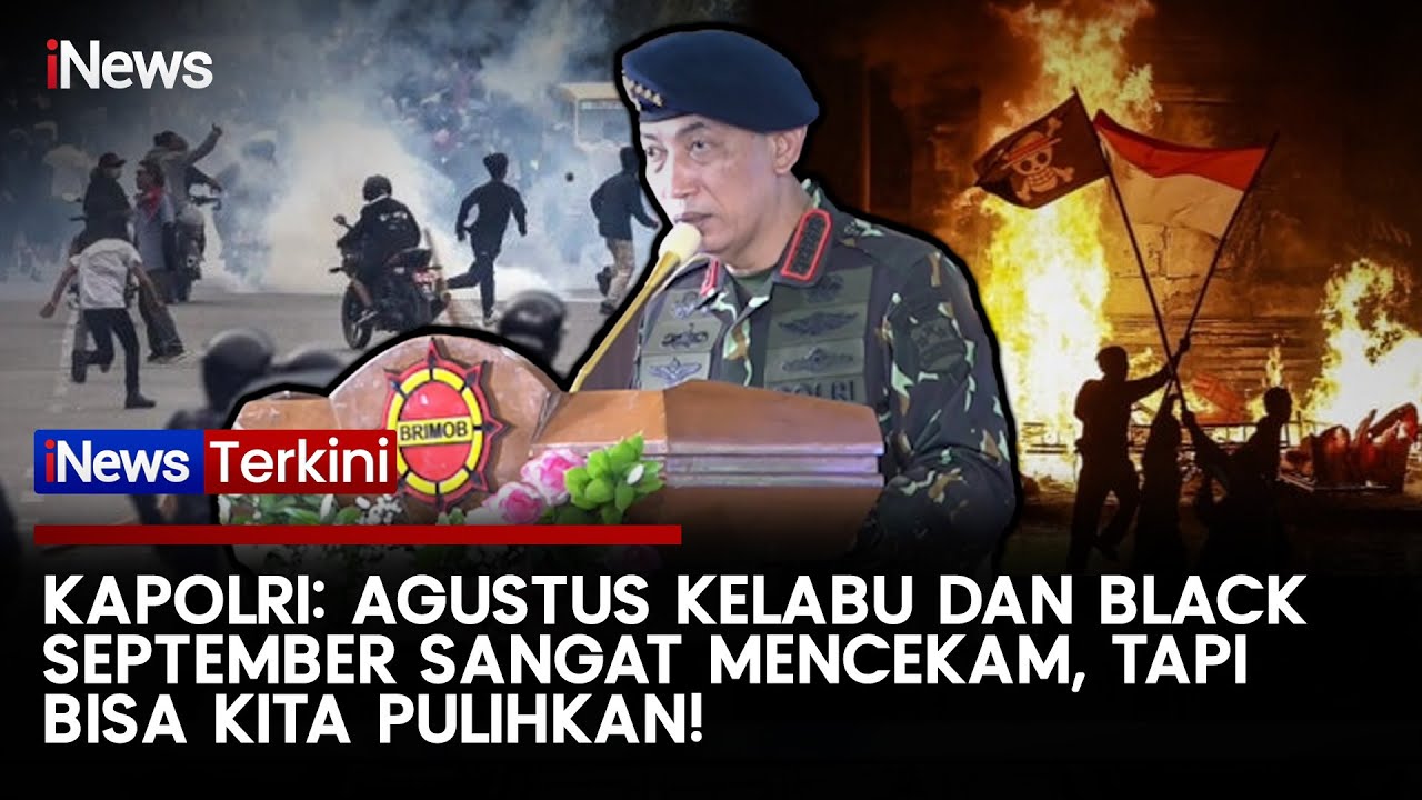 Kapolri Singgung Agustus Kelabu dan Black September di HUT ke-80 Brimob | iNews Terkini (14/11)