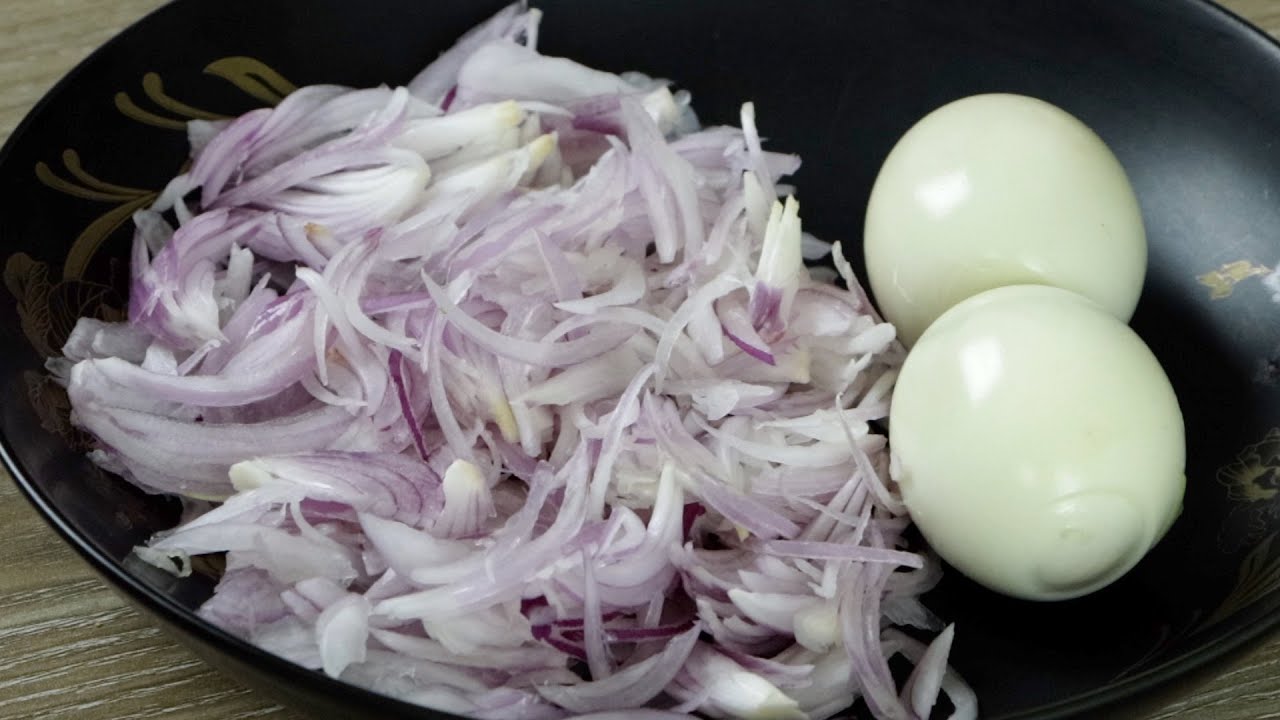 15 minutes egg onion snacks recipe