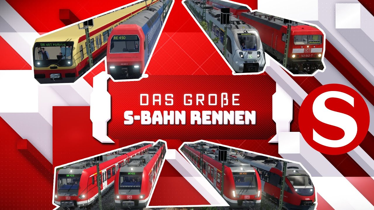 Das große SBahn Rennen! Wer ist am schnellsten in der City? / Transport Fever 2 Rennen