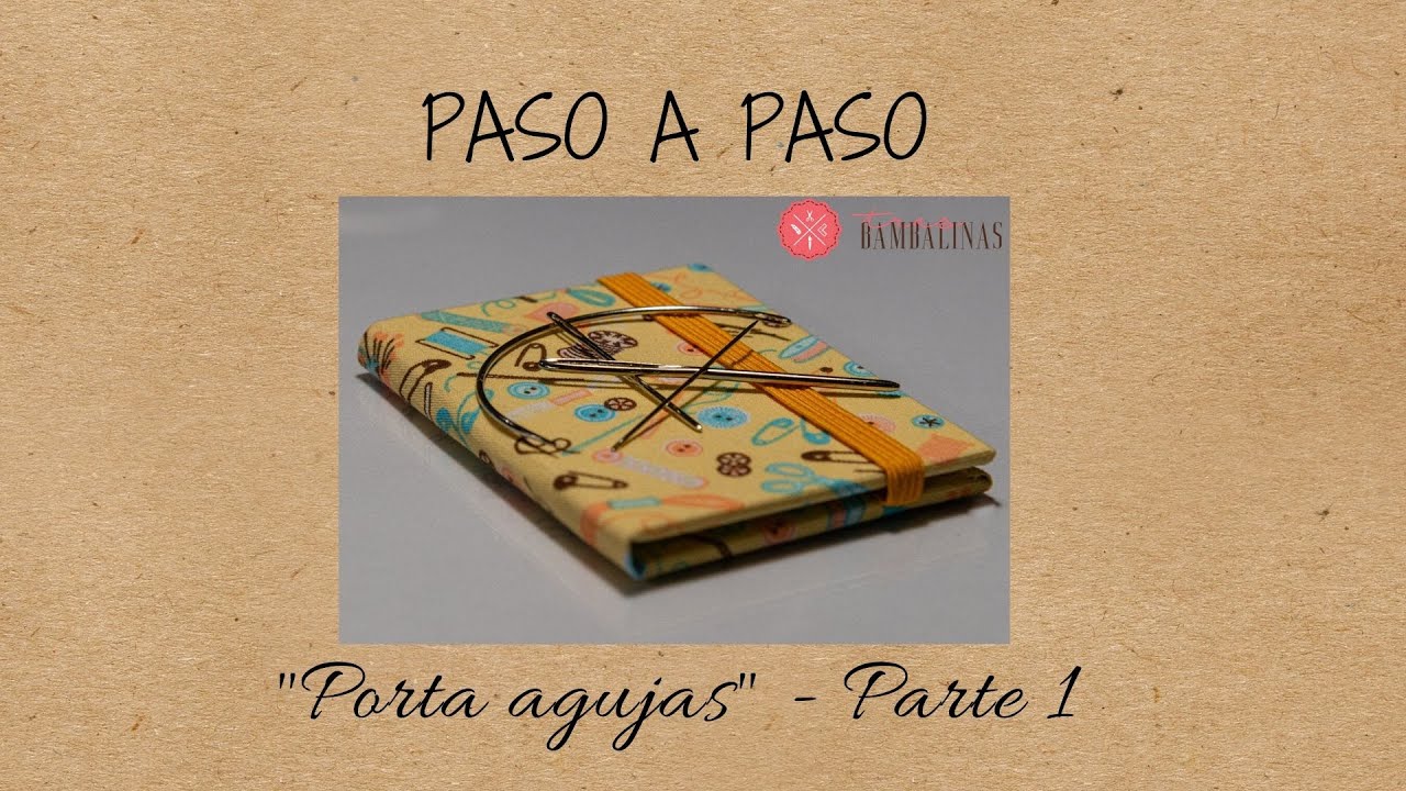 Tutorial cómo hacer un PORTA AGUJAS con imán de heladera (Parte 1/3)