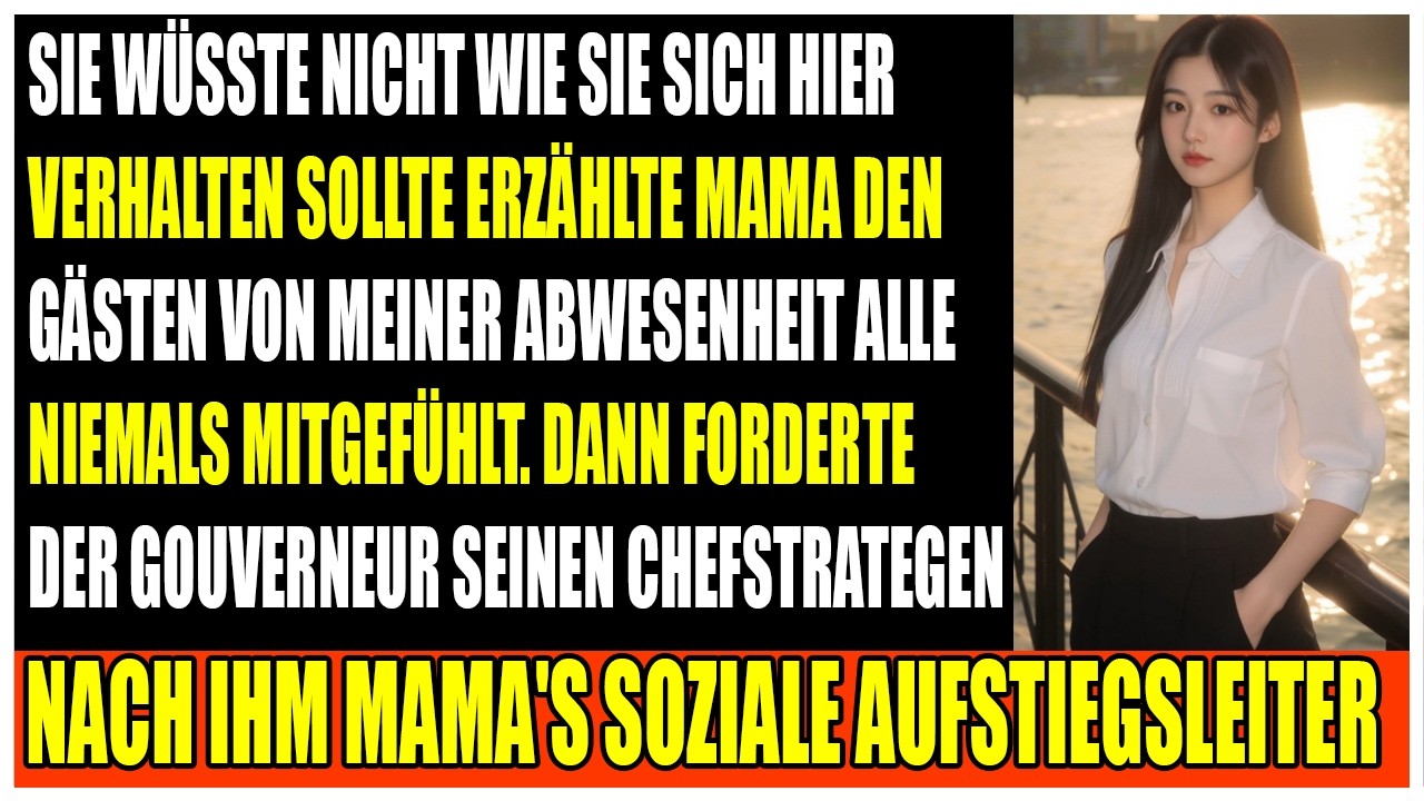 Auf der Familiengala: Mama sagt, sie sei noch nicht bereit und dann kommt der Gouverneur herein