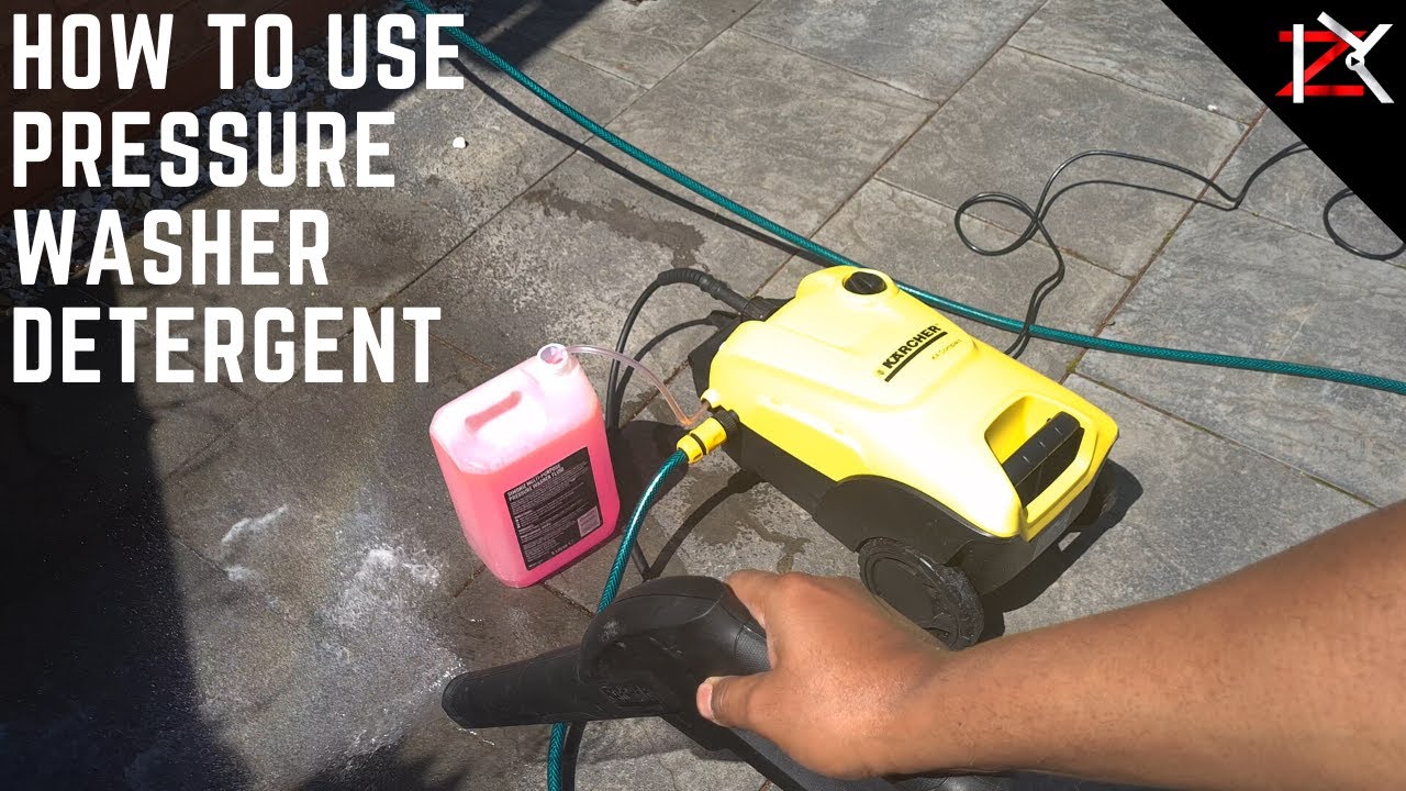 Как подключить моющее средство к мойке высокого давления Karcher — быстро и просто. Мыльная вода.