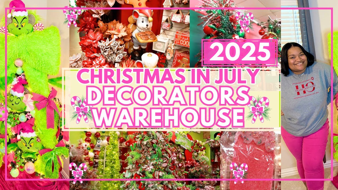 DECORATOR'S WAREHOUSE 2025 | CHRISTMAS IN JULY 2025| CHRISTMAS DECORATIONS |ALICIA B LIFESTYLE