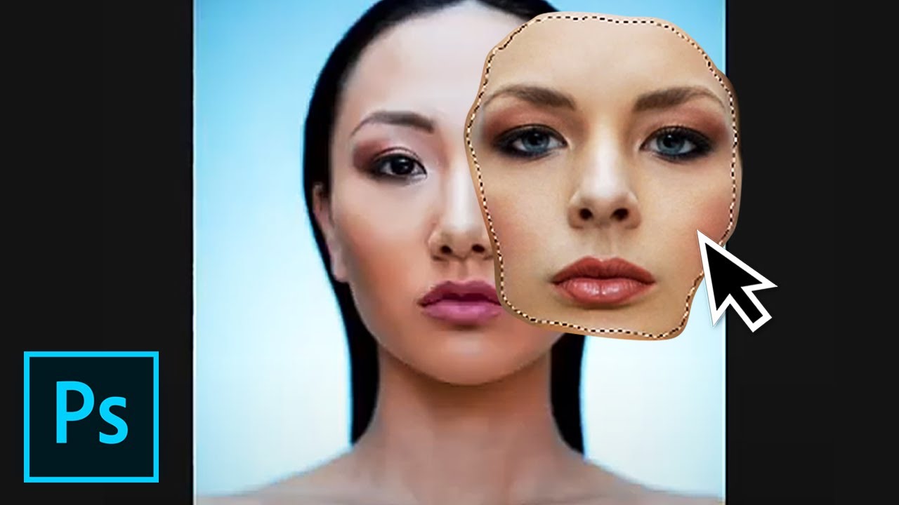 Как легко поменять лица в Photoshop