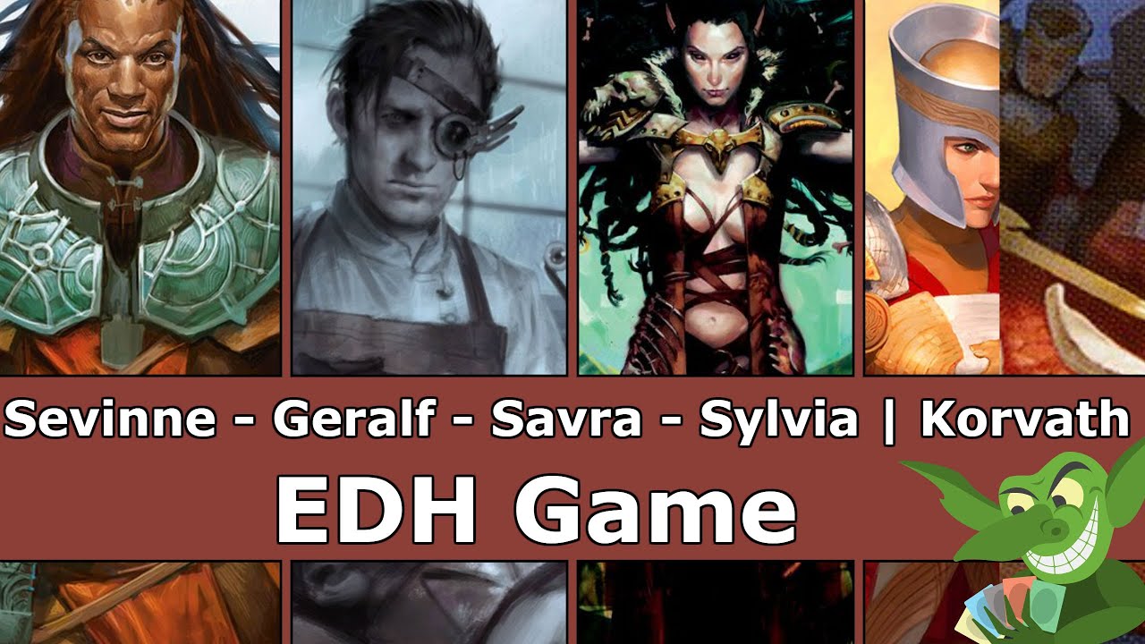 Sevinne vs Stitcher Geralf vs Savra vs Sylvia | Korvath EDH / CMDR game