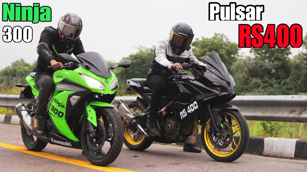 Ninja 300 VS Pulsar RS400 | Twin vs Single Cylinder | The Reason RS400 was Born 🔥