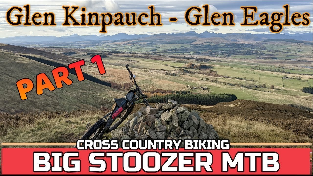 Ochil Hills Scotland. Mountain Biking. Single track mtb. Glen Kinpauch - Glen Eagles. Part 1.