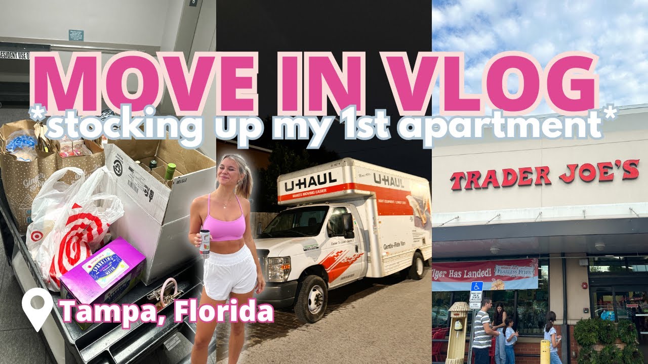 ВЛОГ «MOVE IN»: Закупаю свою первую квартиру в одиночку! || Товары для дома, Trader Joe's, Total ...
