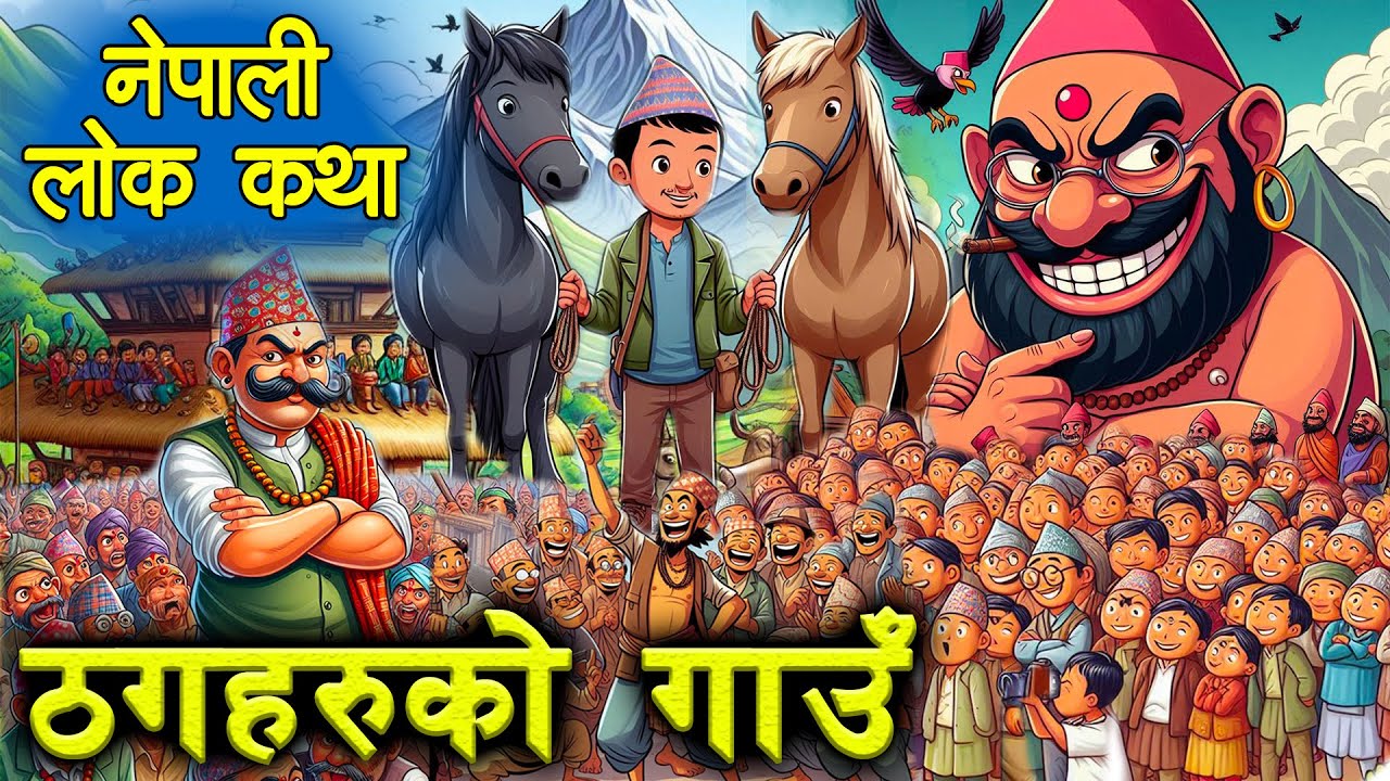 ठगहरुको गाउँ | नेपाली लोक कथा | Thag Haru ko Gaau | Nepali Folk Tales