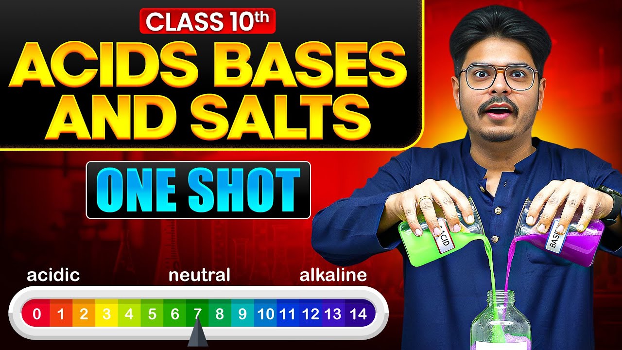 Acid Bases and Salts | Class 10 Science Chapter 3 | Ncert Covered | Rakshak Sir