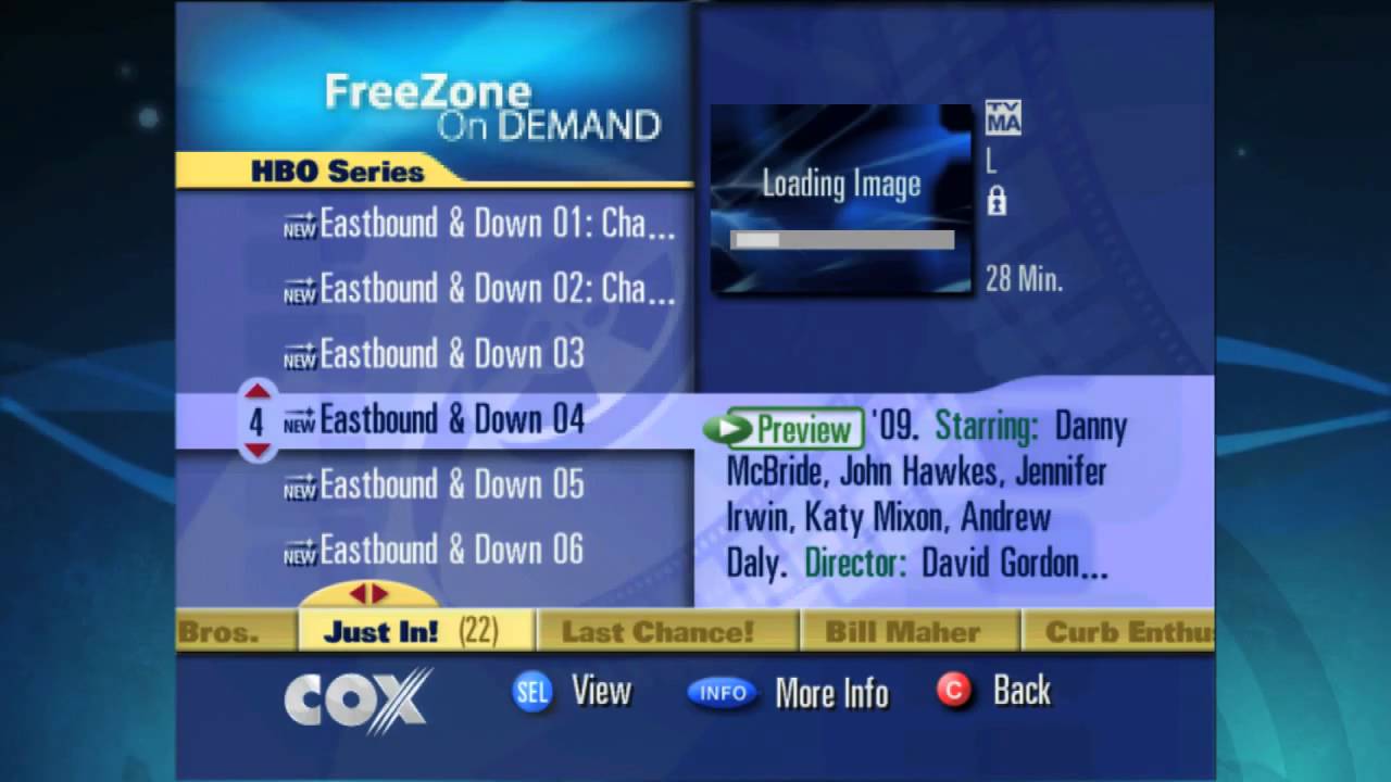 Premium On Demand Content for Cox Advanced TV