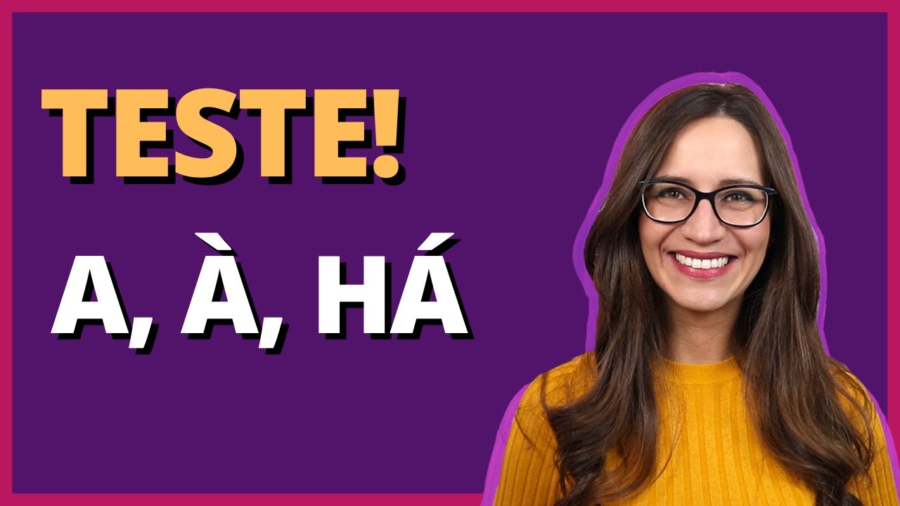 A, À ou HÁ? TESTE de PORTUGUÊS com literatura e letras de músicas! || Português com Letícia