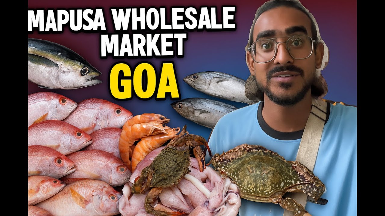 GOA Mapusa Wholesale Fish Market 2025 😱 | Goa Local market | Goa Vlog Episode No 13 |