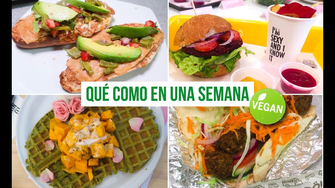 QUÉ COMO EN UNA SEMANA VEGAN Y DELICIOSO 🍔 FIT VEGAN 💪🏽💚