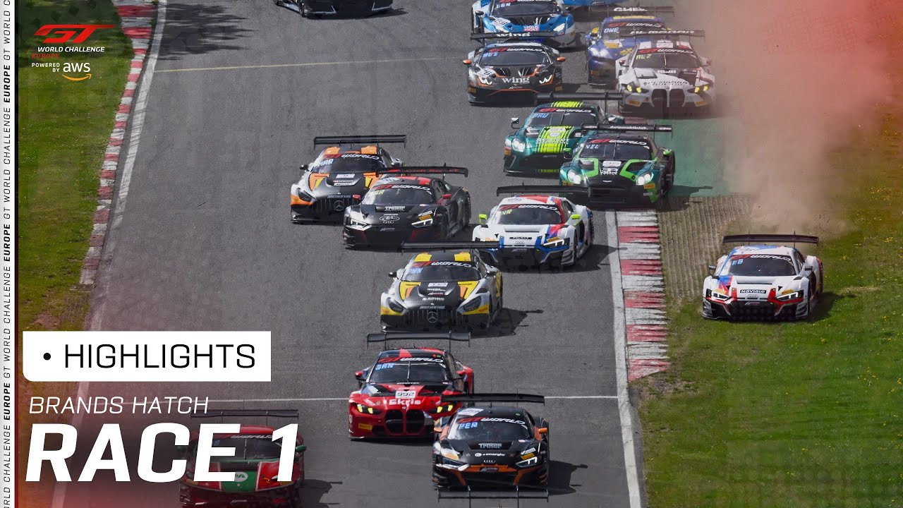 Highlights | Race 1 | Brands Hatch | GT World Challenge Europe powered by AWS