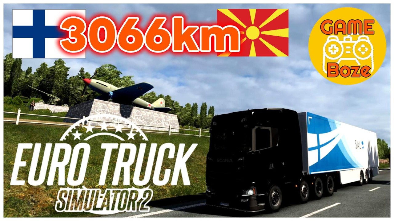 フィンランドのオウルから北マケドニアのスコピエに3066kmの日常配送【ETS】ユーロトラックシミュレーター Euro Truck Simulator2