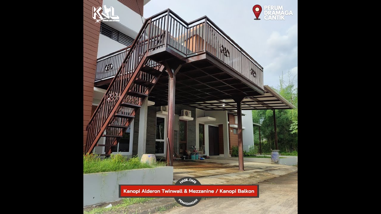 Proses Pembuatan Kanopi Balkon / Mezzanine Untuk Carport