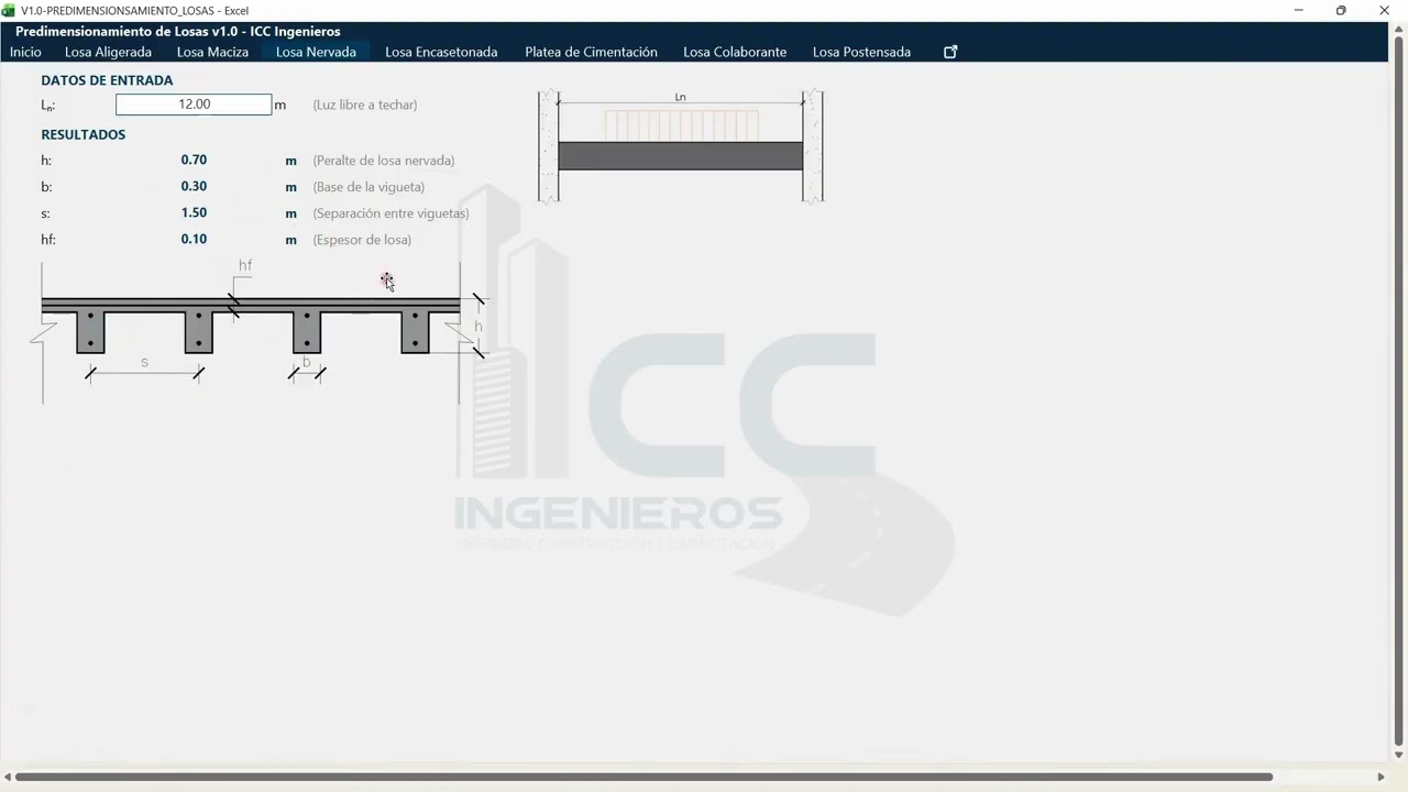 🖥️📐 ¿Cómo usar el Software de Predimensionamiento de Losas V1.0? 🏗️