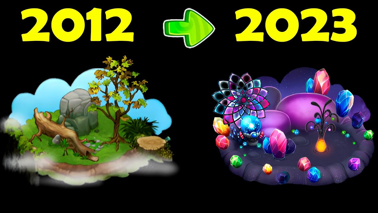 Release Date of all Islands / Skins (My Singing Monsters) 4k