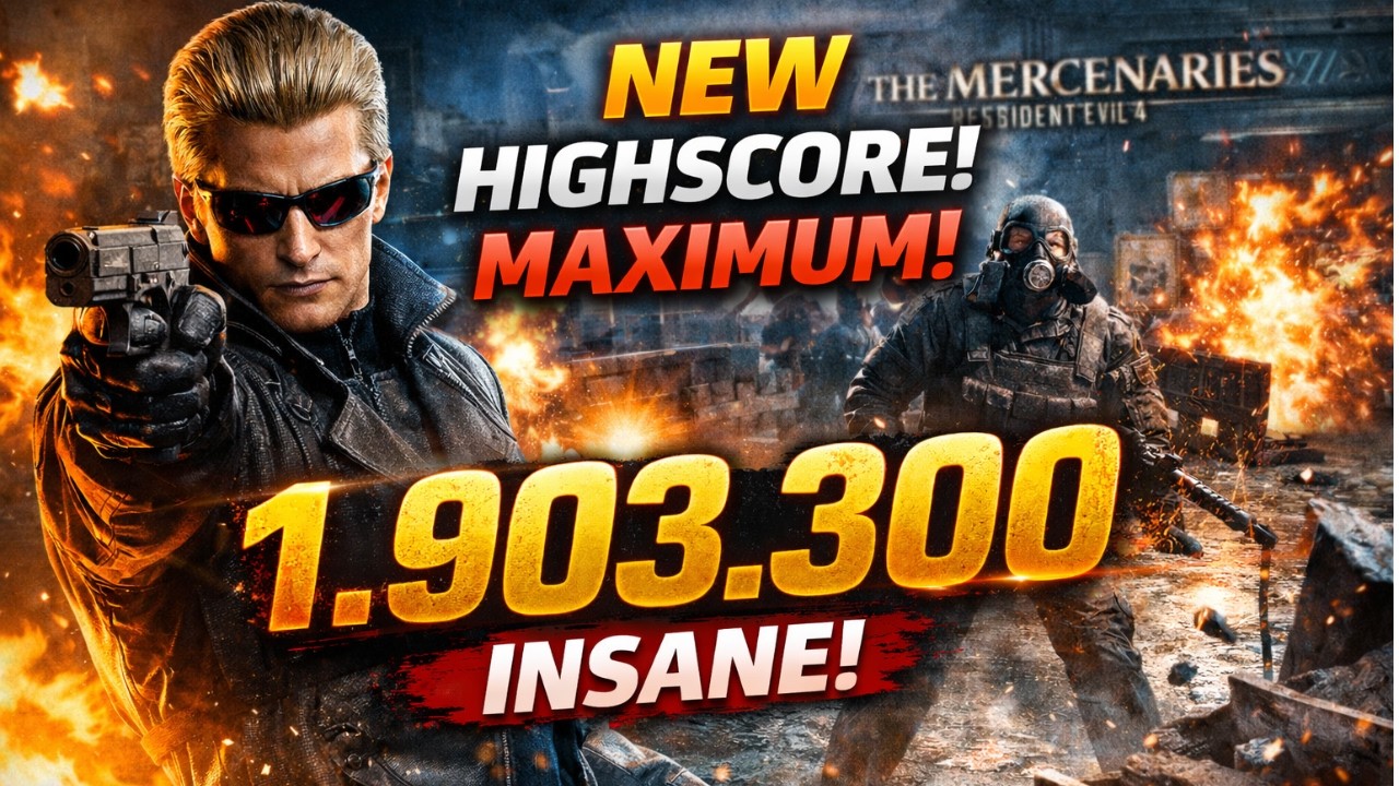 BROKE MY RECORD! 1,903,300 with Wesker on Docks (S++ | 150 Combo)