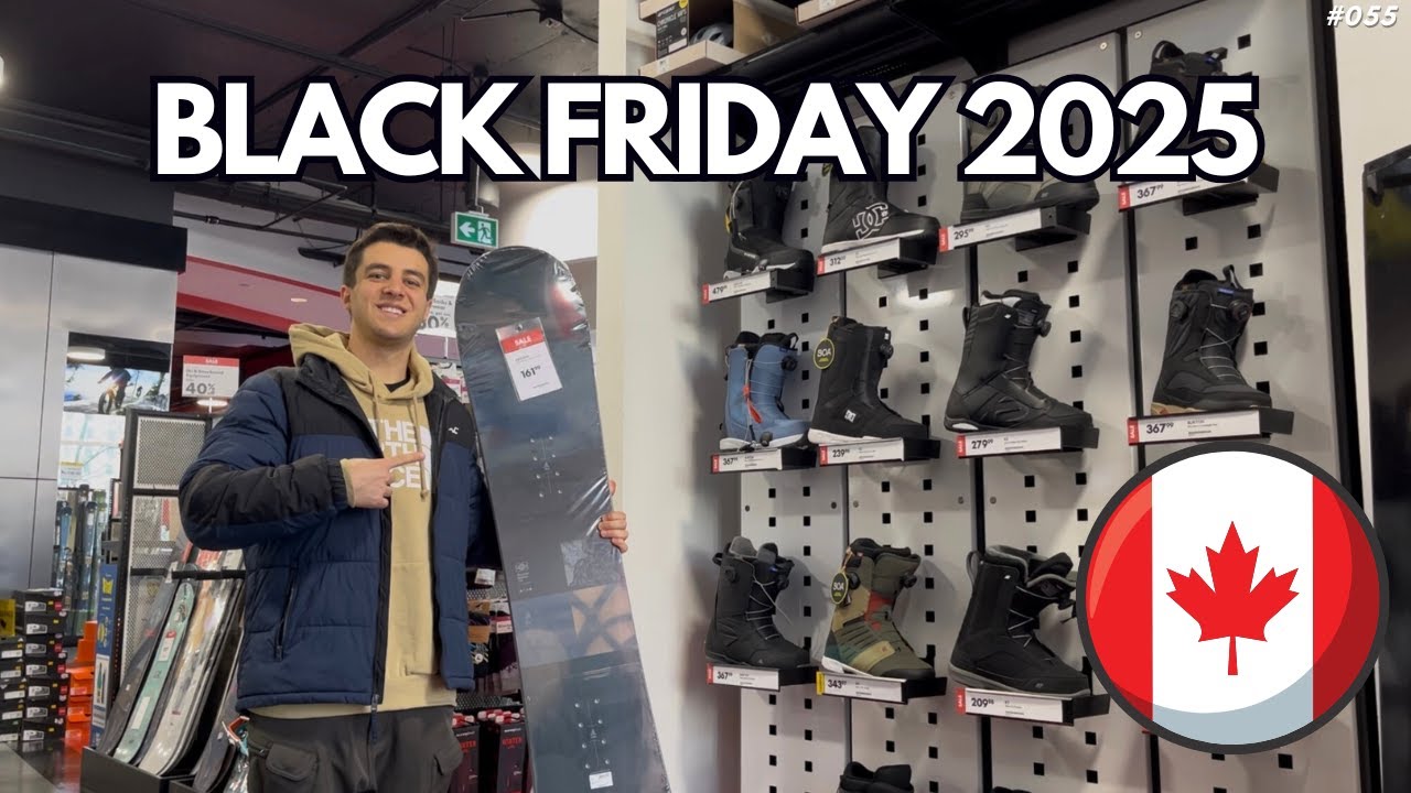 BLACK FRIDAY IN CANADA | Prices for Winter Clothing + Snow Sports + SportChek Tours