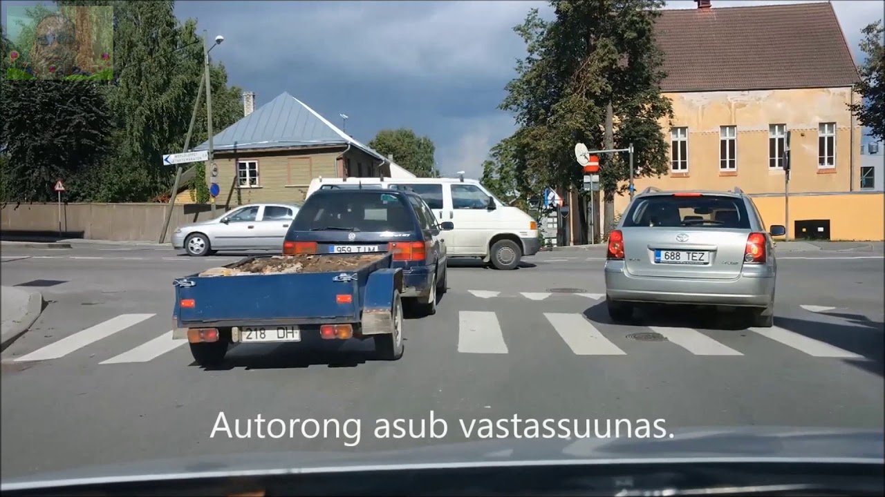 Tartu.  Ristmik Jakobi mäe all.