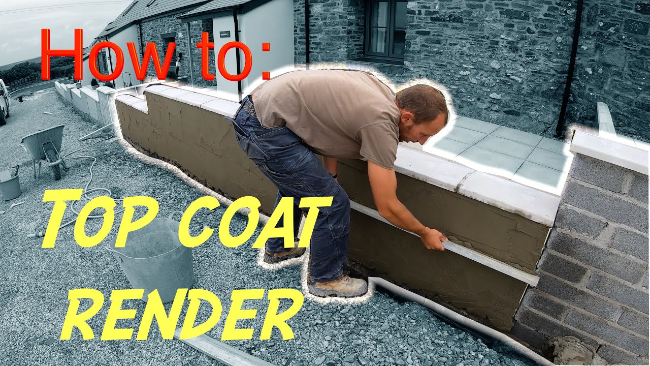 How to plaster outside walls DIY