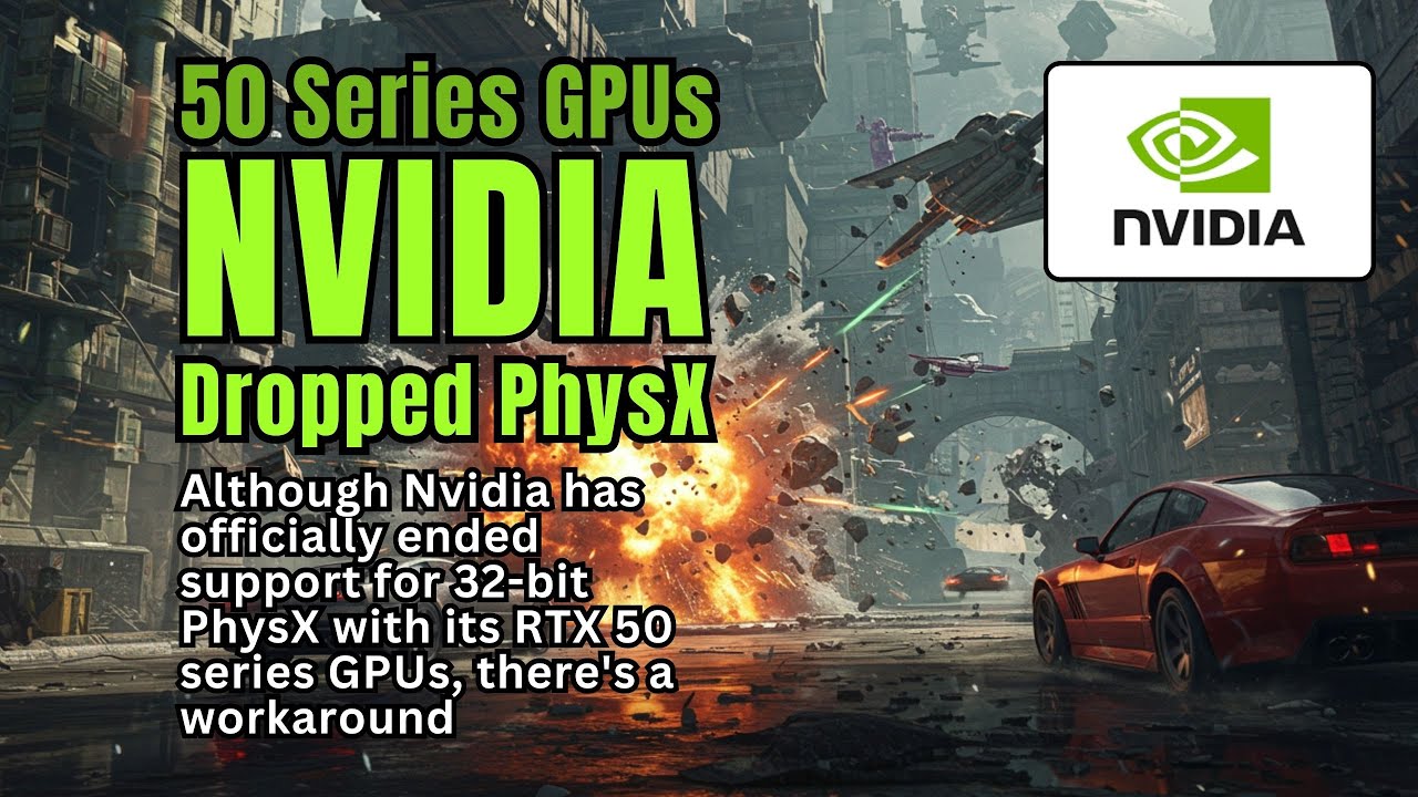 NVIDIA Dropped 32-bit PhysX #gaming #nvidia #rtx #rtx5090 #rtx5080 #rtx5070ti @3DGAMEMAN