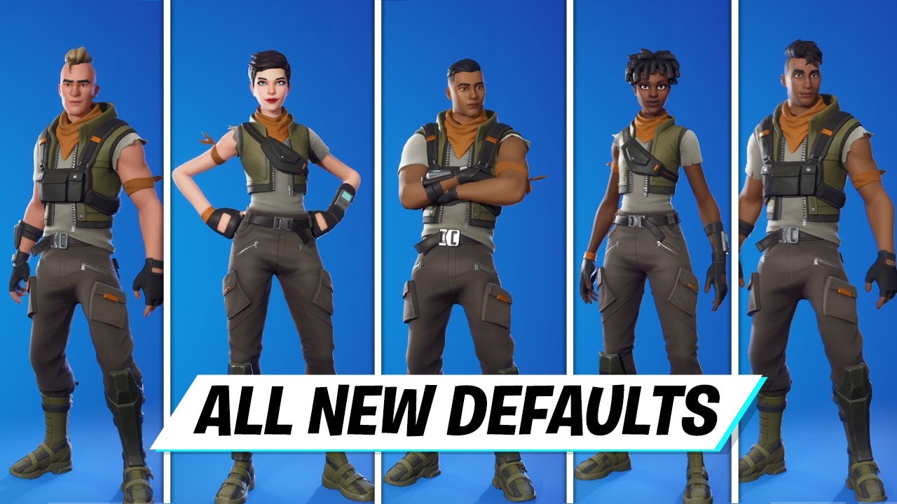 All *NEW* Default skins in Fortnite Chapter 4 Season 1