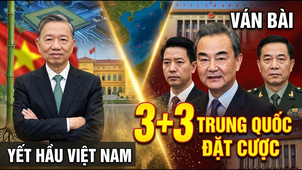 Ván bài 3+3: Khi Trung Quốc mang cả Ngoại giao, An ninh và Quốc phòng ra đặt cược tại Việt Nam.