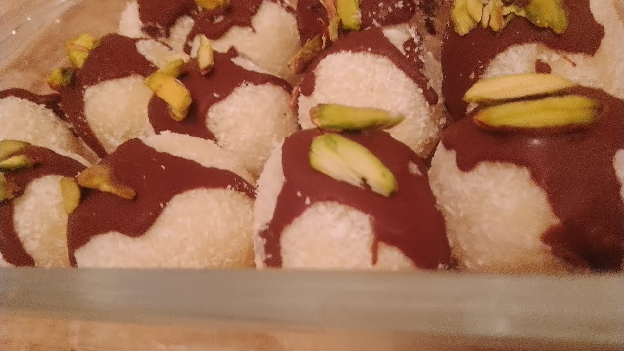 كريات جوز الهند 🥥بدون فرن ترافقها مع☕🍵