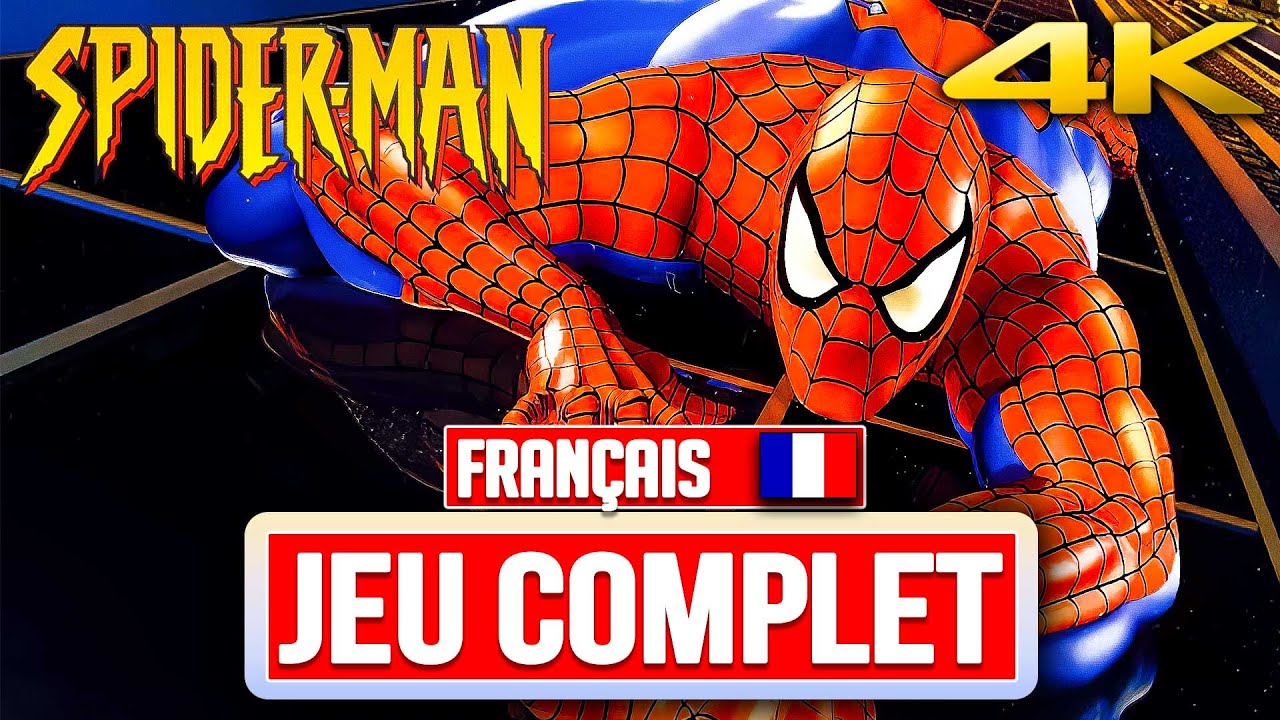 Spider-Man PS1 FR - Jeu Complet VF | Longplay Histoire 100% Walkthrough [4K 60ᶠᵖˢ] PC,N64, Dreamcast