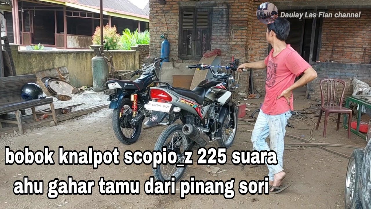 bobok knalpot scorpio suara ahu gahar tamu dari pinang sori