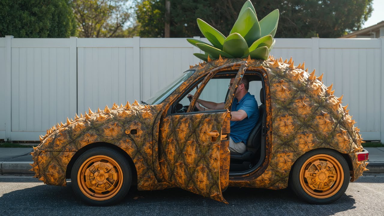 20 Crazy Food & Fruit Cars You Won’t Believe Exist!