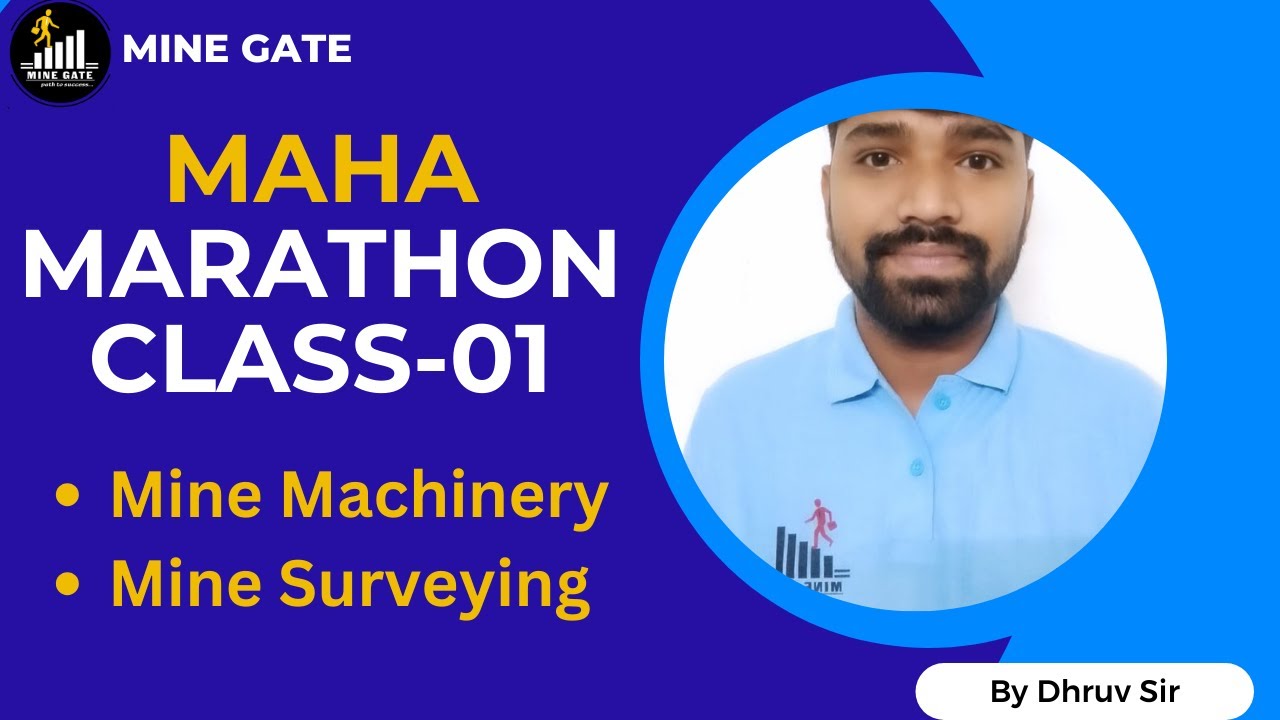 Mine Machinery & Mine surveying | MAHA-REVISION | GATE Mining 2026 | By Dhruv sir