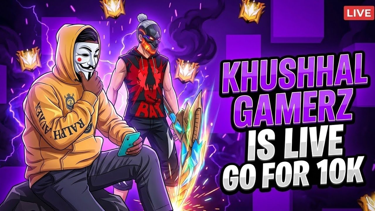 KHUSHHAL GAMERZ IS LIVE NOW 🔴 1 v 20 CUSTOM #freefire #shortviral #shortfeed #trending #shortfeed