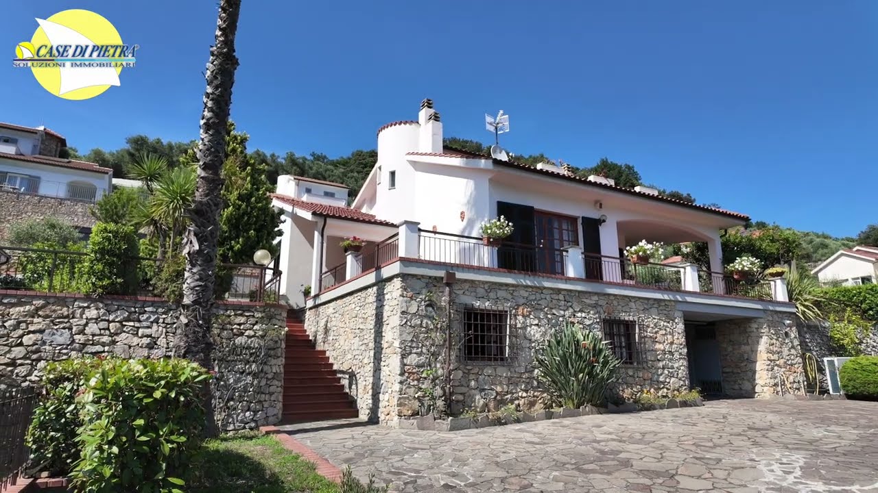 Giustenice, Rif. GST 4 - Villa indipendente, giardino, terrazza vivibile, vista mare, box doppio