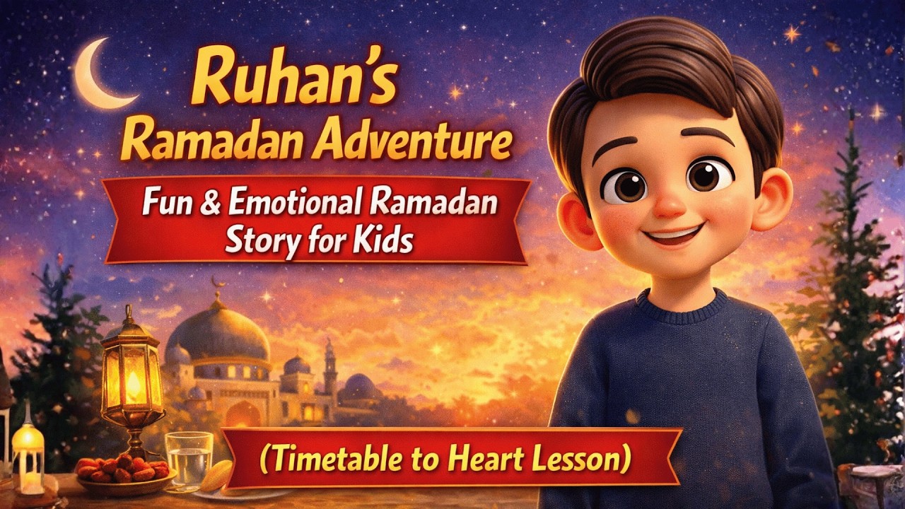 Ruhan&rsquo;s Ramadan Adventure | Fun & Emotional Ramadan Story for Kids (Timetable to Heart Lesson)